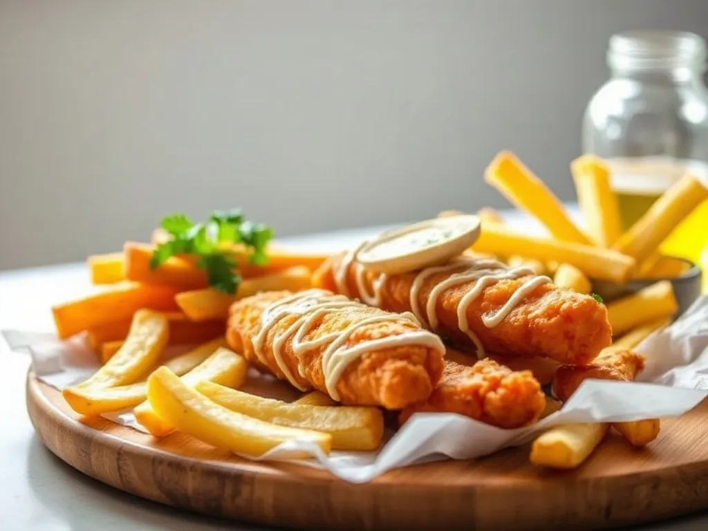 Air Fryer Fish and Chips