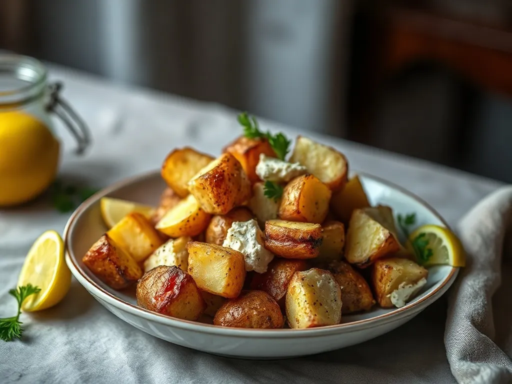 Greek Lemon Potatoes