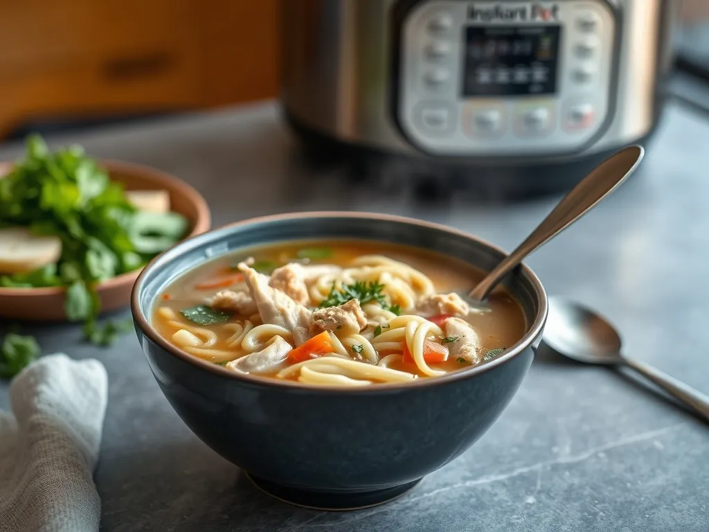 Instant Pot Chicken Noodle Soup