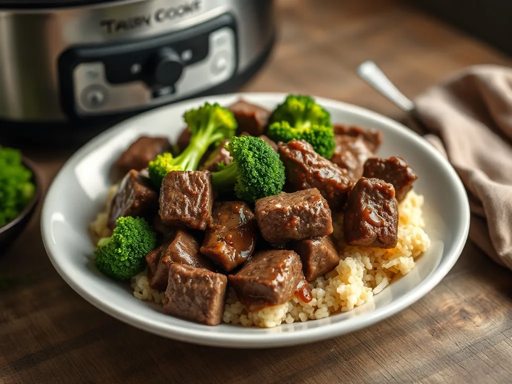 Slow Cooker Beef and Broccoli