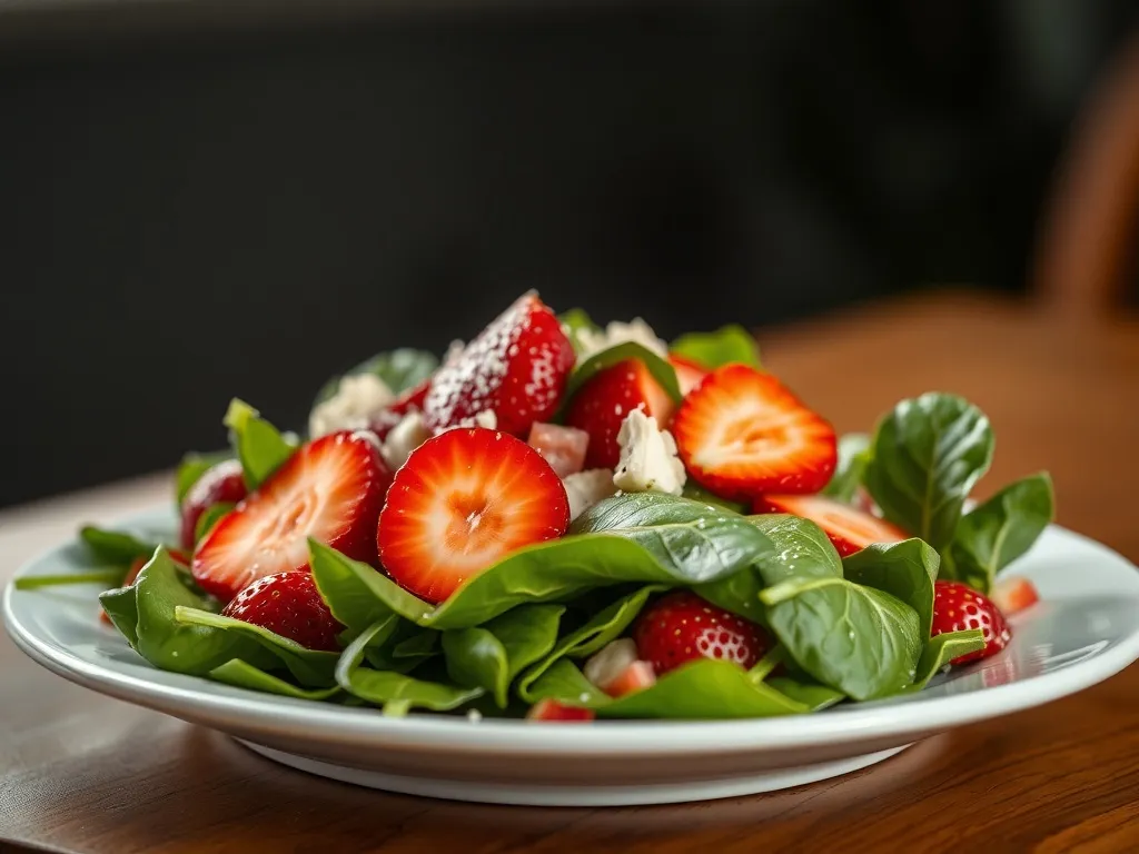 Strawberry Spinach Salad